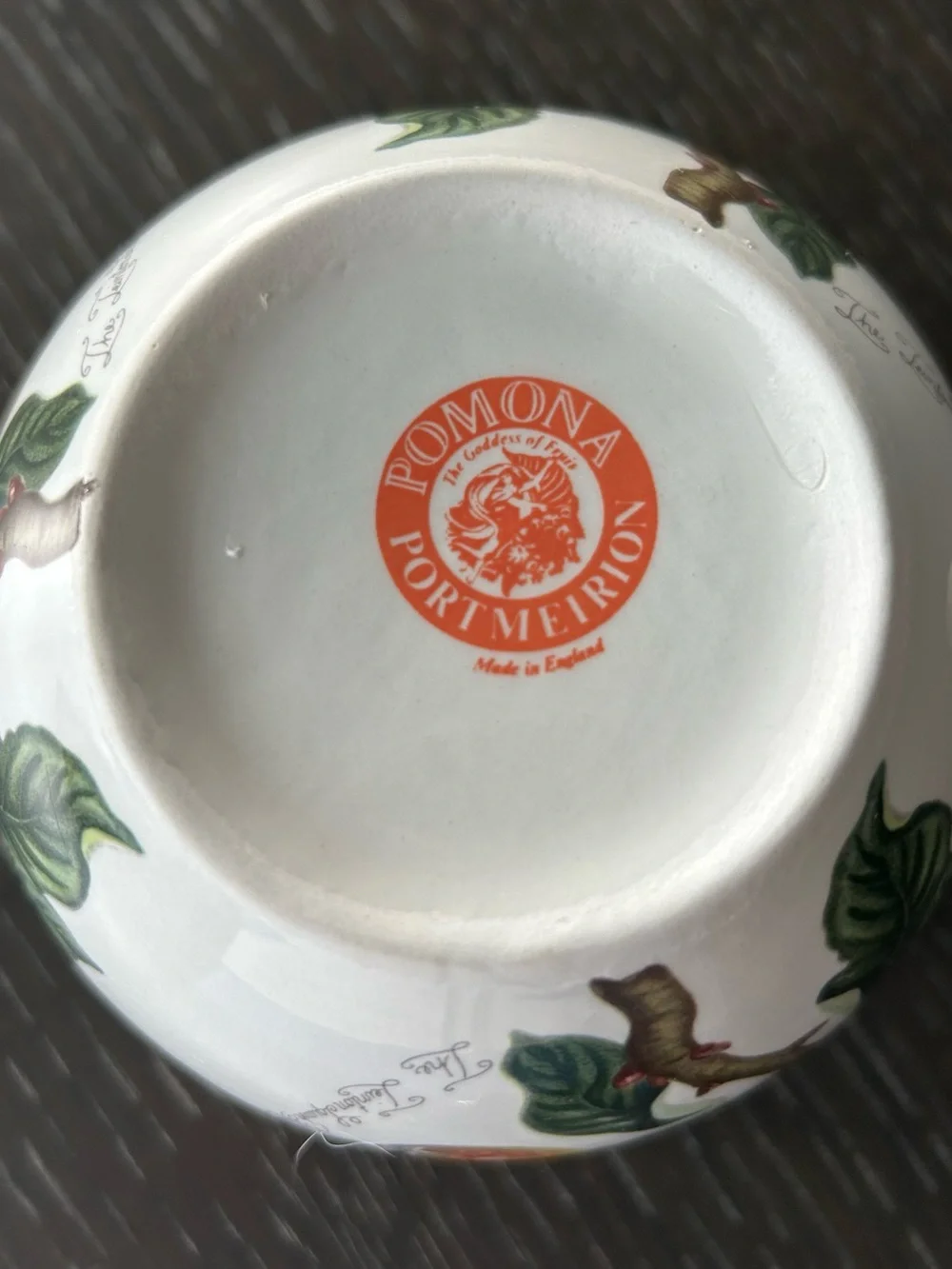 Portmeirion Pomona Trenton Squash Pear Goddess of Fruit Jumbo Tea Cup/Mug